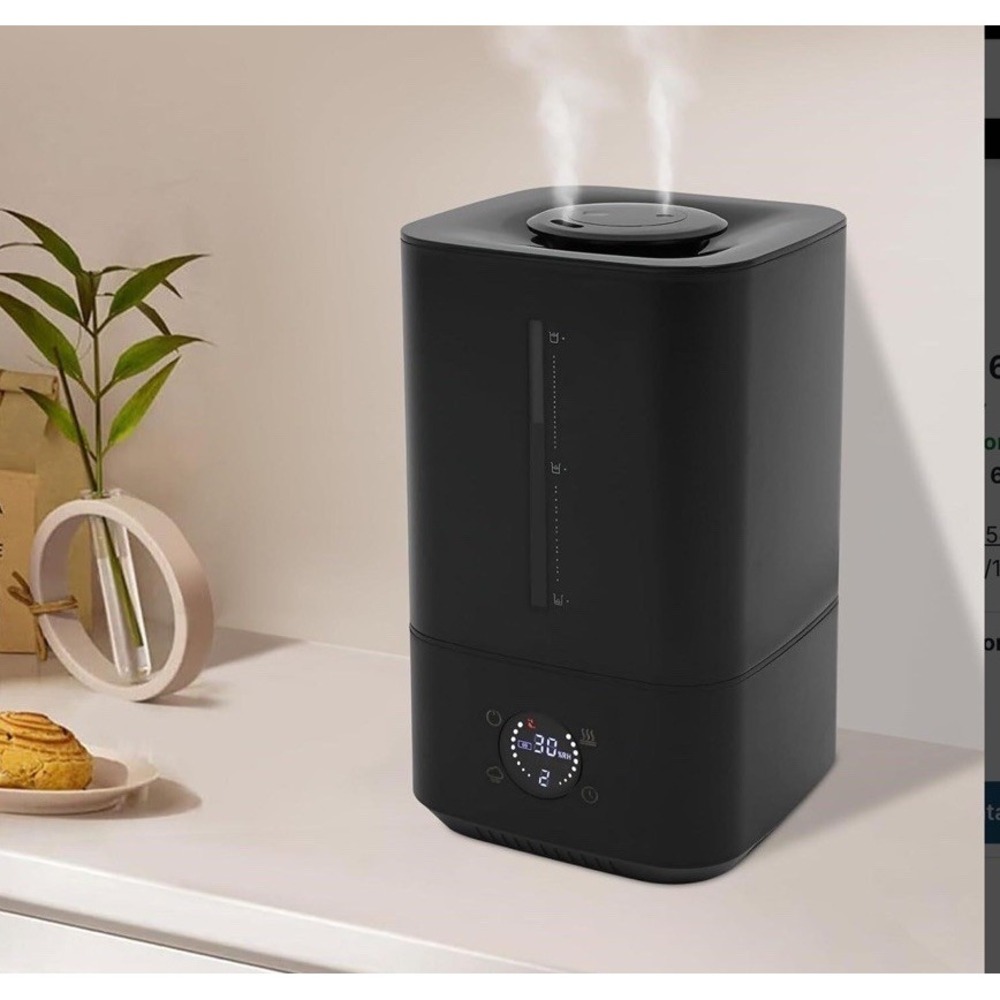 Large Room Quite Air Purifier Humidifier Diffuser Cool or Warm Mist NIB